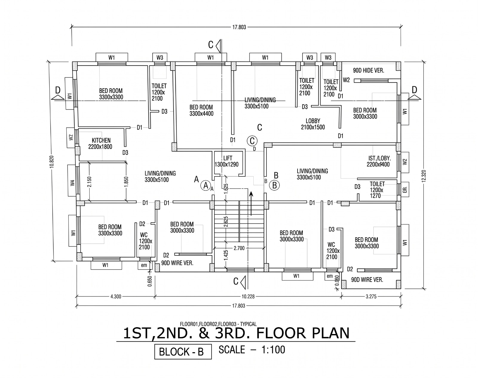 1ST,2ND,3RD FLOOR PLAN